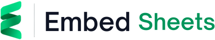 Embed Sheets